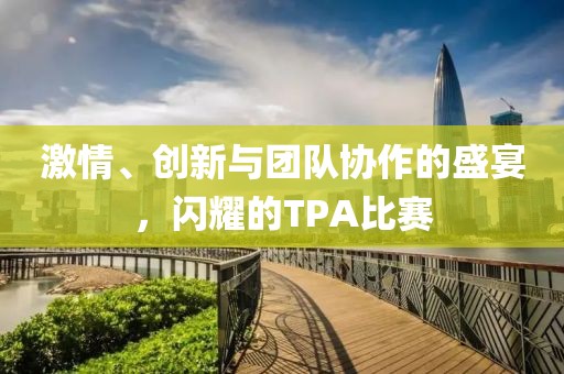 激情、創(chuàng)新與團隊協(xié)作的盛宴，閃耀的TPA比賽