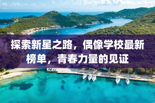 探索新星之路，偶像學(xué)校最新榜單，青春力量的見證