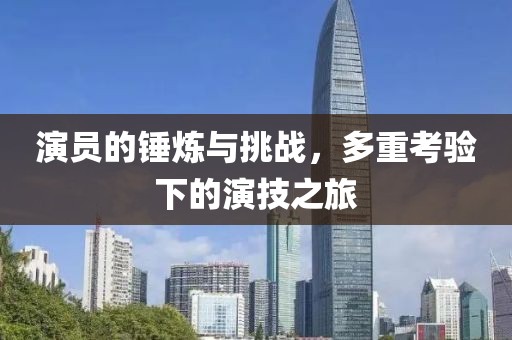 演員的錘煉與挑戰(zhàn)，多重考驗(yàn)下的演技之旅