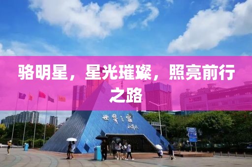 駱明星，星光璀璨，照亮前行之路