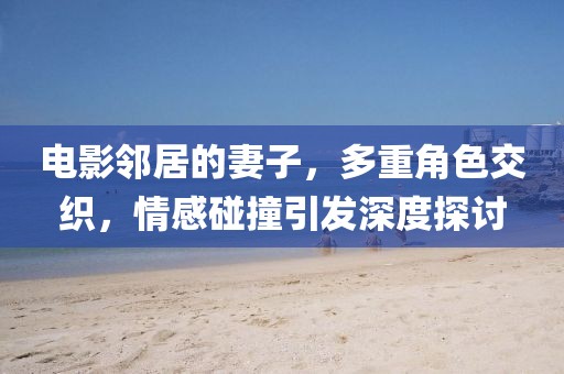 電影鄰居的妻子，多重角色交織，情感碰撞引發(fā)深度探討