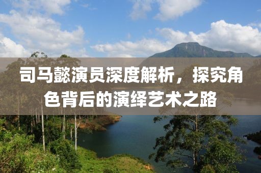 司馬懿演員深度解析，探究角色背后的演繹藝術(shù)之路