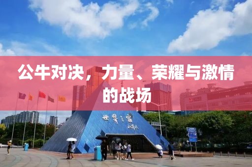 公牛對(duì)決，力量、榮耀與激情的戰(zhàn)場