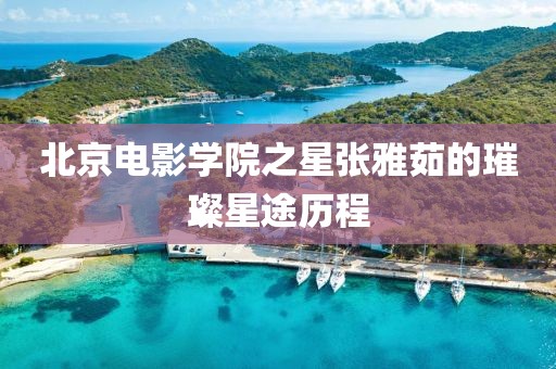 北京電影學院之星張雅茹的璀璨星途歷程