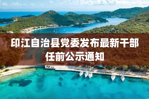 印江自治縣黨委發(fā)布最新干部任前公示通知