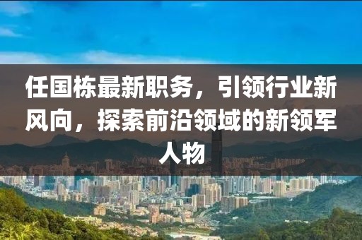 任國棟最新職務(wù)，引領(lǐng)行業(yè)新風(fēng)向，探索前沿領(lǐng)域的新領(lǐng)軍人物