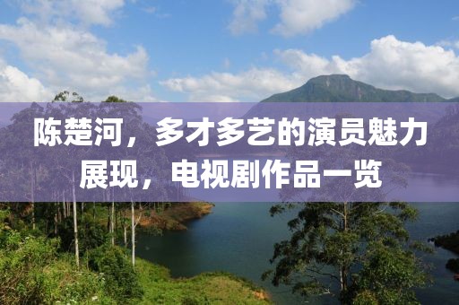 陳楚河，多才多藝的演員魅力展現(xiàn)，電視劇作品一覽