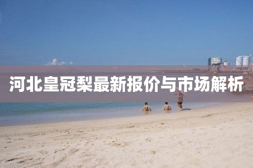河北皇冠梨最新報(bào)價(jià)與市場(chǎng)解析