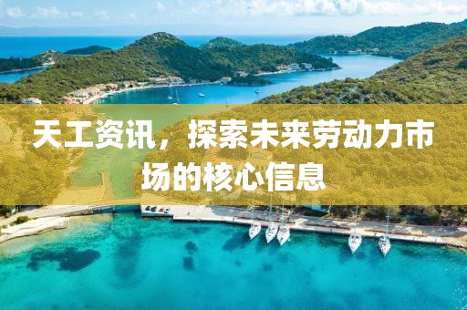 天工資訊，探索未來勞動(dòng)力市場(chǎng)的核心信息