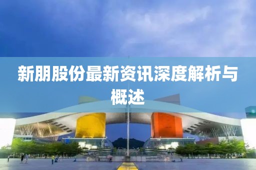 新朋股份最新資訊深度解析與概述