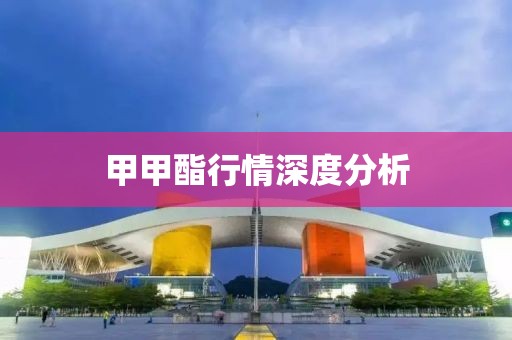 甲甲酯行情深度分析