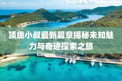 頂級(jí)小叔最新篇章揭秘未知魅力與奇跡探索之旅