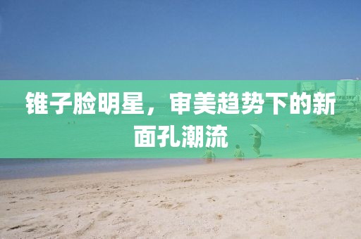 錐子臉明星，審美趨勢(shì)下的新面孔潮流