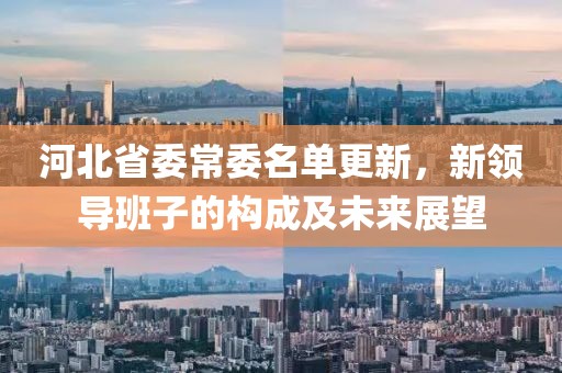 河北省委常委名單更新，新領導班子的構成及未來展望