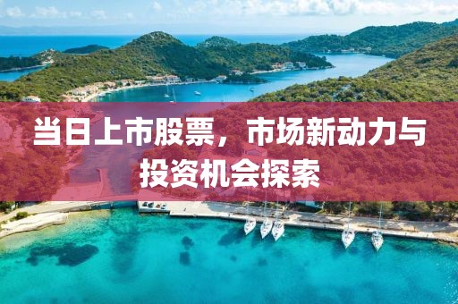 當(dāng)日上市股票，市場(chǎng)新動(dòng)力與投資機(jī)會(huì)探索