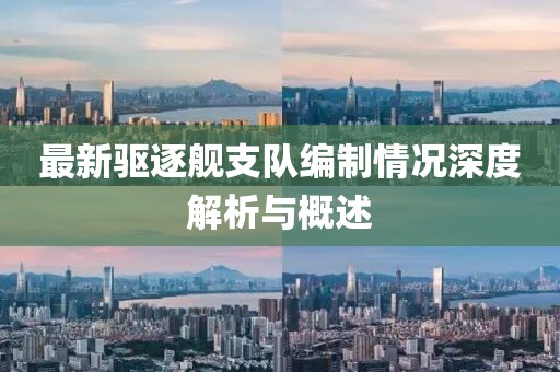 最新驅(qū)逐艦支隊(duì)編制情況深度解析與概述