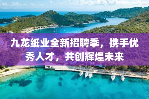 九龍紙業(yè)全新招聘季，攜手優(yōu)秀人才，共創(chuàng)輝煌未來