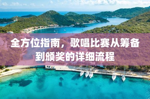 全方位指南，歌唱比賽從籌備到頒獎的詳細流程