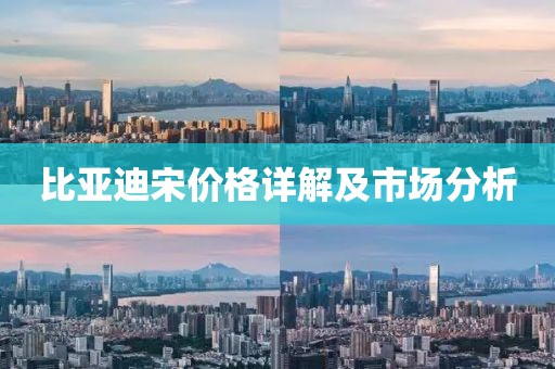 比亞迪宋價(jià)格詳解及市場(chǎng)分析
