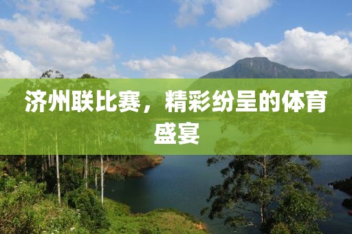 濟(jì)州聯(lián)比賽，精彩紛呈的體育盛宴