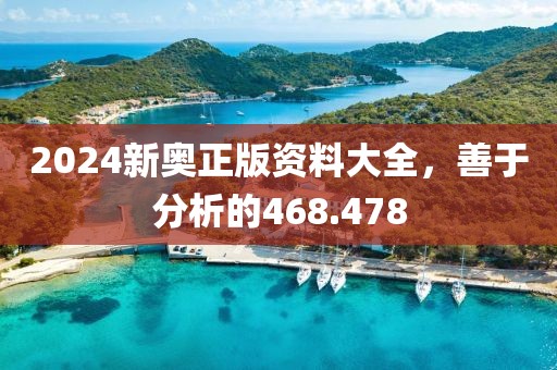 2024新奧正版資料大全，善于分析的468.478