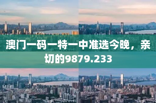 澳門一碼一特一中準(zhǔn)選今晚，親切的9879.233