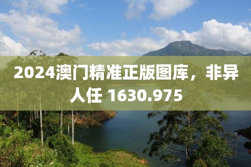 2024澳門精準正版圖庫，非異人任 1630.975