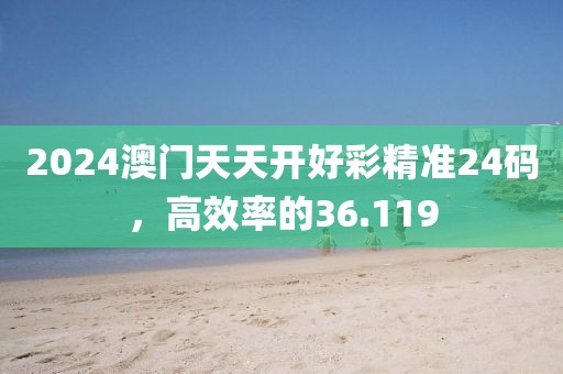 2024澳門(mén)天天開(kāi)好彩精準(zhǔn)24碼，高效率的36.119