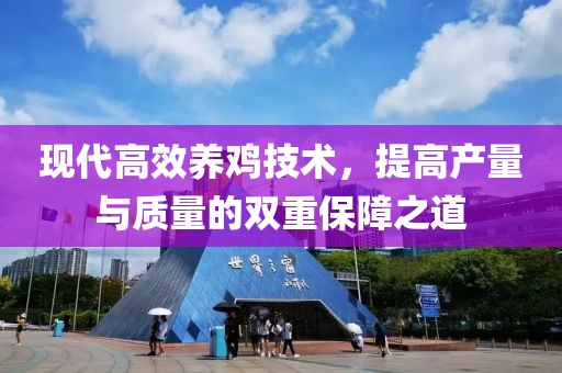 現(xiàn)代高效養(yǎng)雞技術(shù)，提高產(chǎn)量與質(zhì)量的雙重保障之道