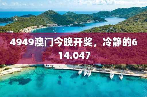 4949澳門今晚開獎，冷靜的614.047
