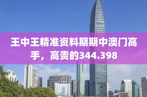 王中王精準(zhǔn)資料期期中澳門高手，高貴的344.398
