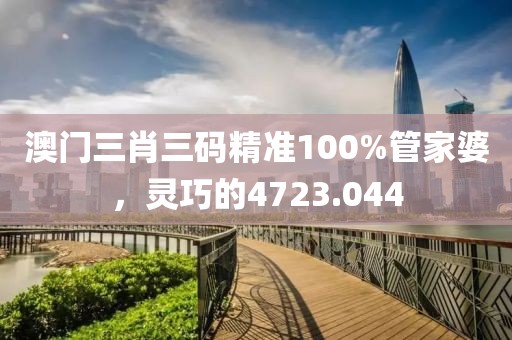 澳門三肖三碼精準100%管家婆，靈巧的4723.044