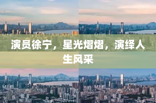 演員徐寧，星光熠熠，演繹人生風(fēng)采