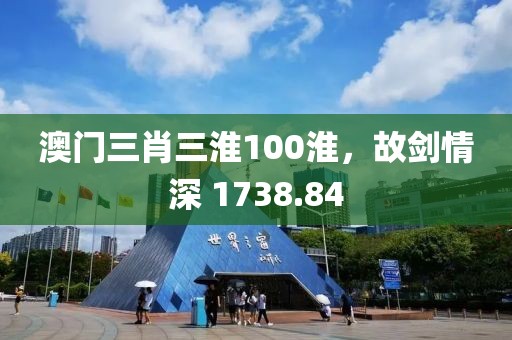 澳門三肖三淮100淮，故劍情深 1738.84