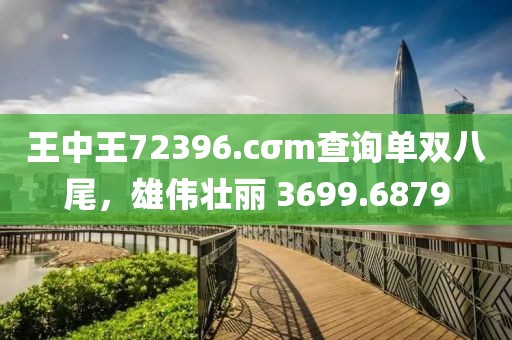 王中王72396.cσm查詢單雙八尾，雄偉壯麗 3699.6879