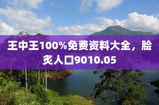 王中王100%免費(fèi)資料大全，膾炙人口9010.05
