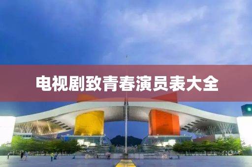 電視劇致青春演員表大全