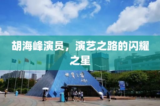 胡海峰演員，演藝之路的閃耀之星