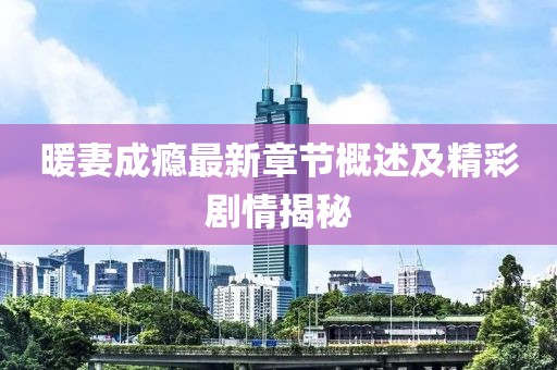 暖妻成癮最新章節(jié)概述及精彩劇情揭秘