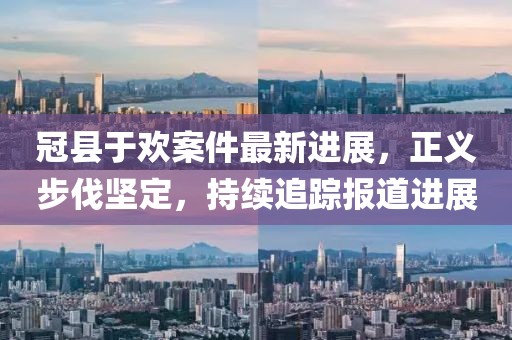 冠縣于歡案件最新進展，正義步伐堅定，持續(xù)追蹤報道進展
