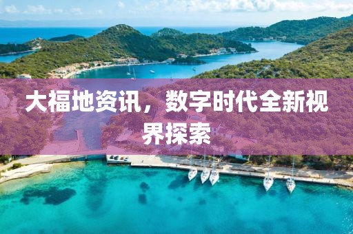 大福地資訊，數(shù)字時(shí)代全新視界探索