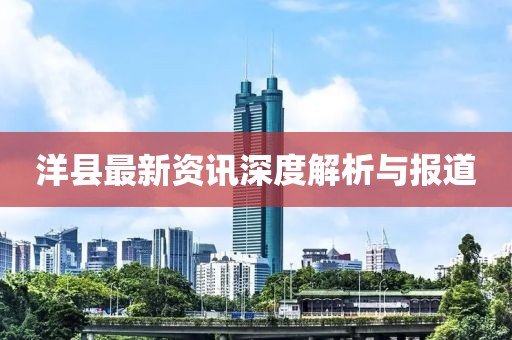 洋縣最新資訊深度解析與報道