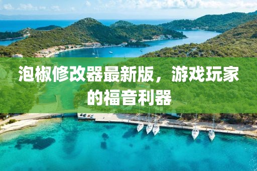 泡椒修改器最新版，游戲玩家的福音利器