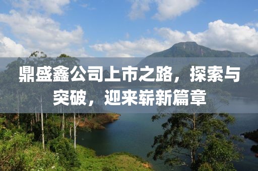 鼎盛鑫公司上市之路，探索與突破，迎來嶄新篇章