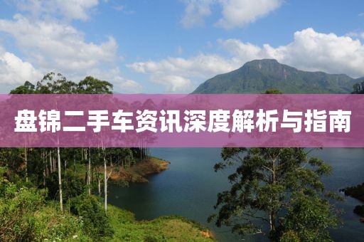 盤錦二手車資訊深度解析與指南